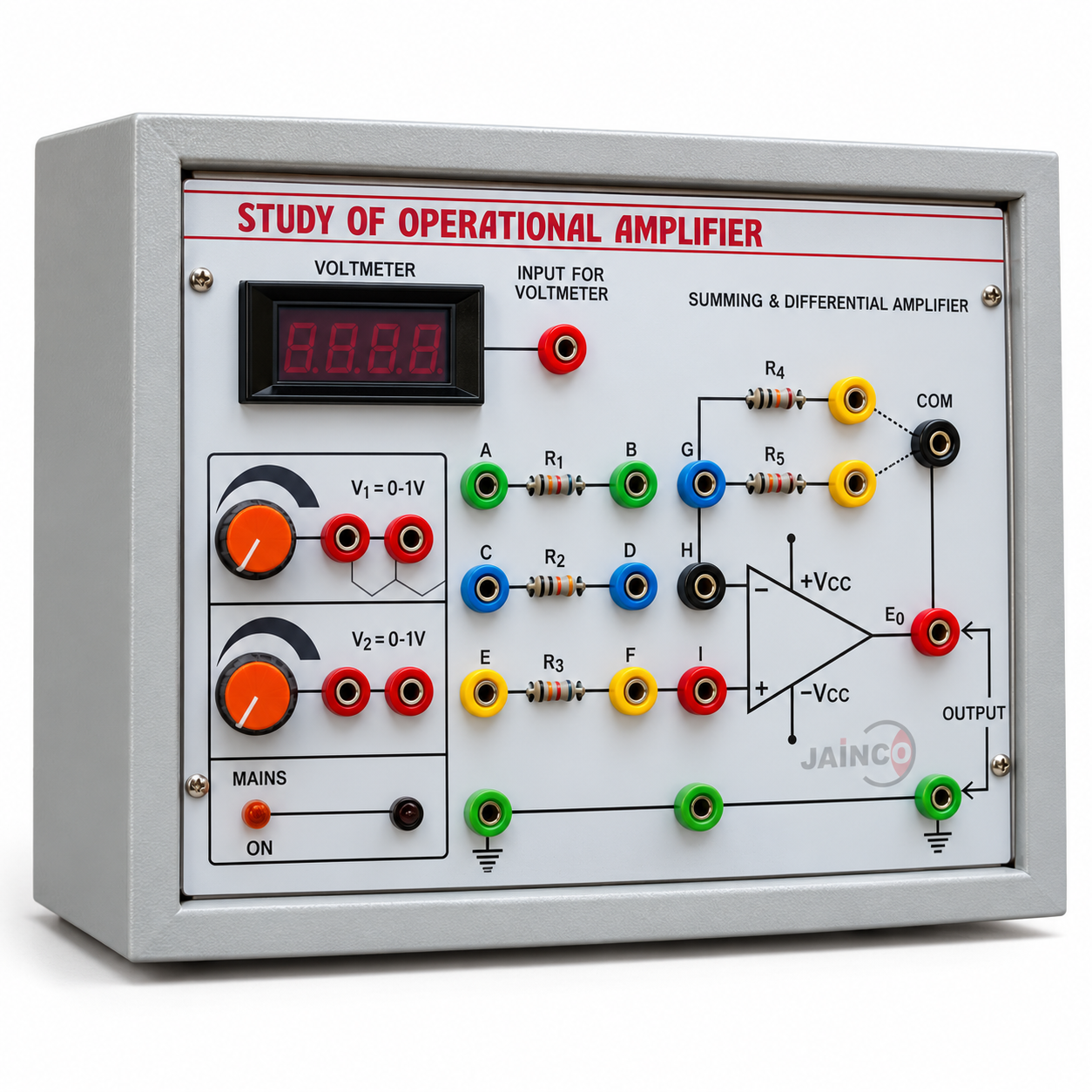 Study Characteristics of Operational Amplifier